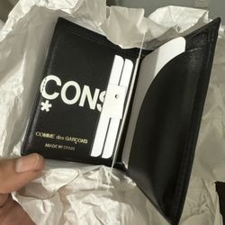 Comme Des Garcons Bifold Wallet Black