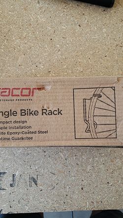 Single bike rack - wall hanging