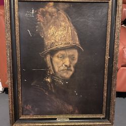 Man In A Golden Helmet Painting 