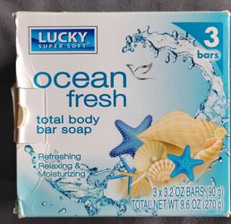 Lucky Super Soft Total Body Bar Soap