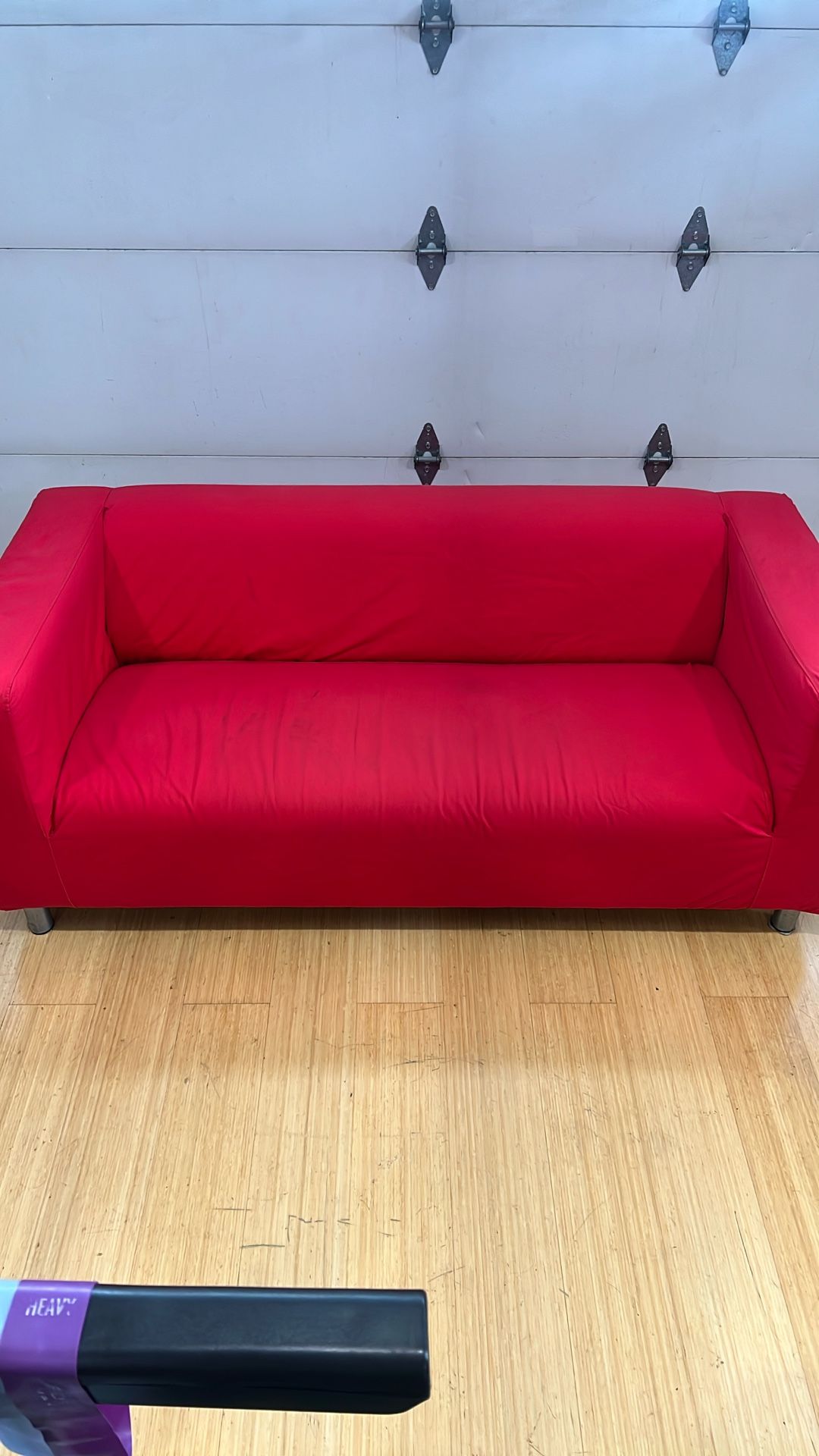 IKEA KLIPPAN Loveseat, Red