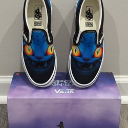 NEW KPop Demon Hunters x Vans Derpy Little Kids Classic Slip-On Shoes Size 3 Y