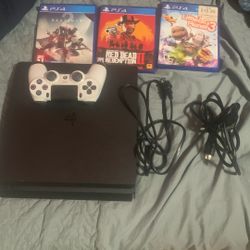 ps4 + games+ controller