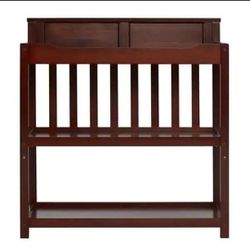 3-in-1 Espresso Convertible Changing Table, Twin Bed

