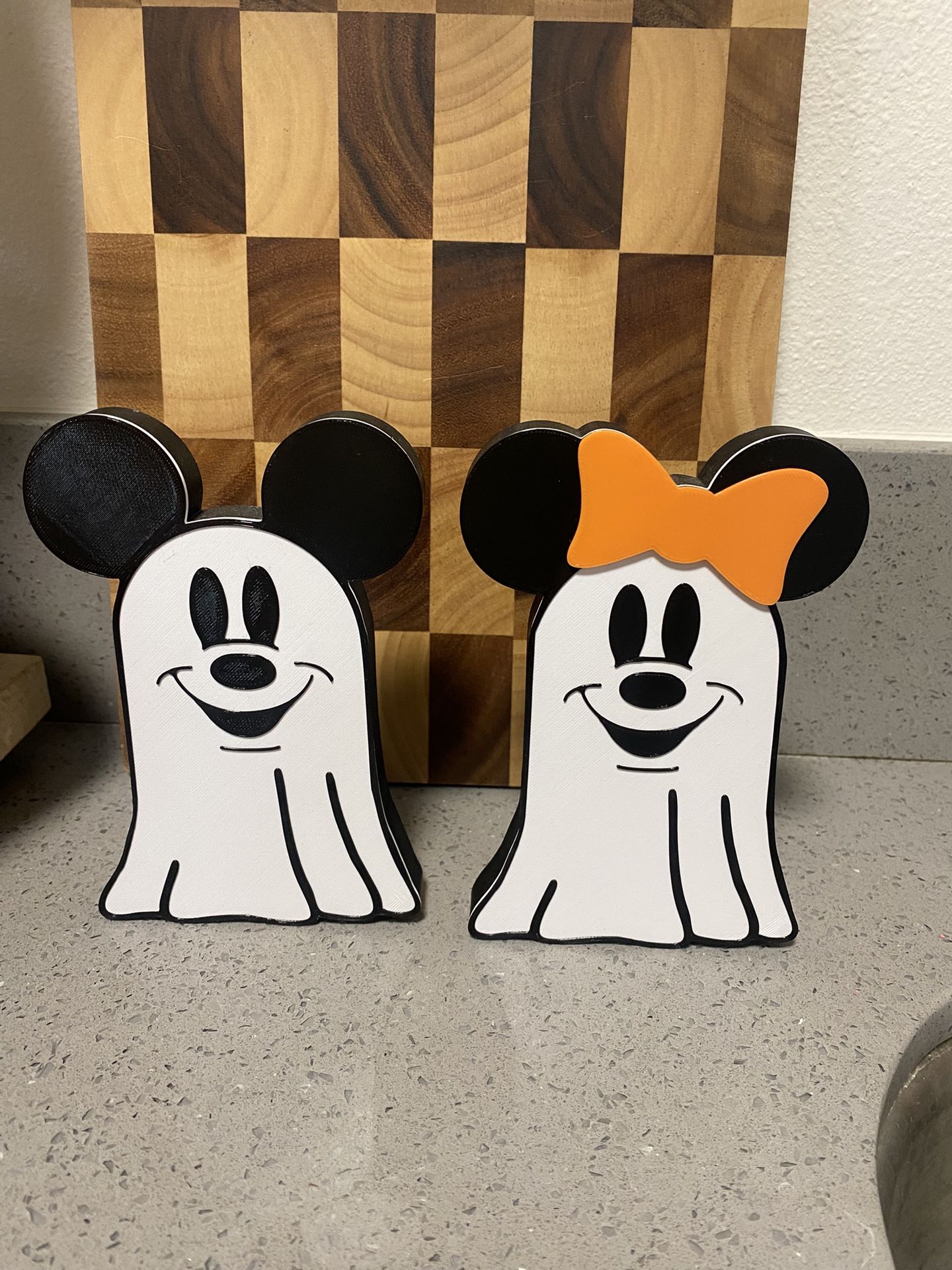 Mickey and Minnie Mouse Ghosts / Disney Inspired Halloween Decorations