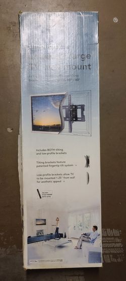 Simplicity Universal Large TV Wall Mount Up To 60 Inch TV