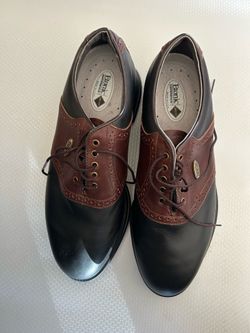 Etonic Mens Golf Shoes Difference Size 9.5 M Gore-Tex Champ Q-Lock Black (Mint/ Very Good condition). Made in USA