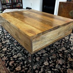 West Elm Coffee Table W/ Storage