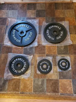 Weights & Bars (exercise equipment) READ DESCRIPTION!!!