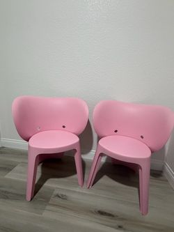 Pink 16 inch toddler small kid chair. Pink chair modern style