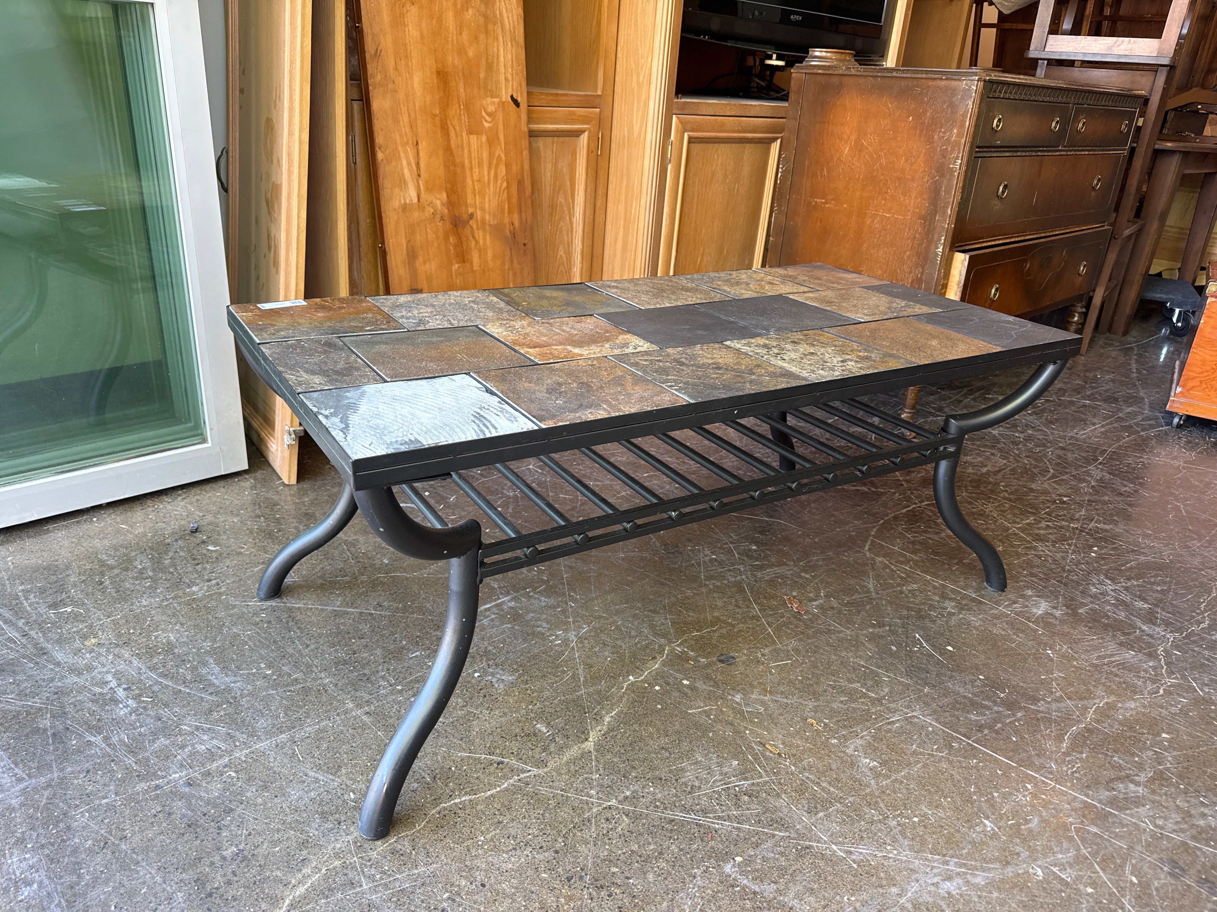 Stone Mosaic Outdoor Coffee Table