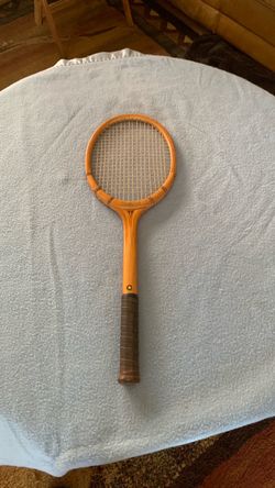 National Wood Tennis Racket