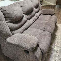 Gray Reclining Couch
