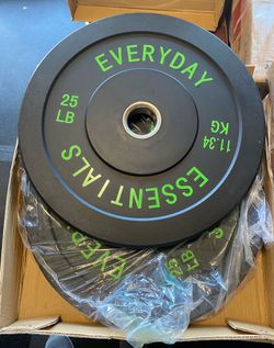 Bumper Plates Weights 25 Lbs Pair