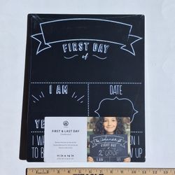 First / Last Day of School Printed Double Sided Chalk Board
