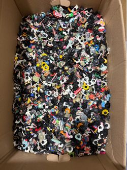 Huge mixed lot with thousands of CROCS Charms