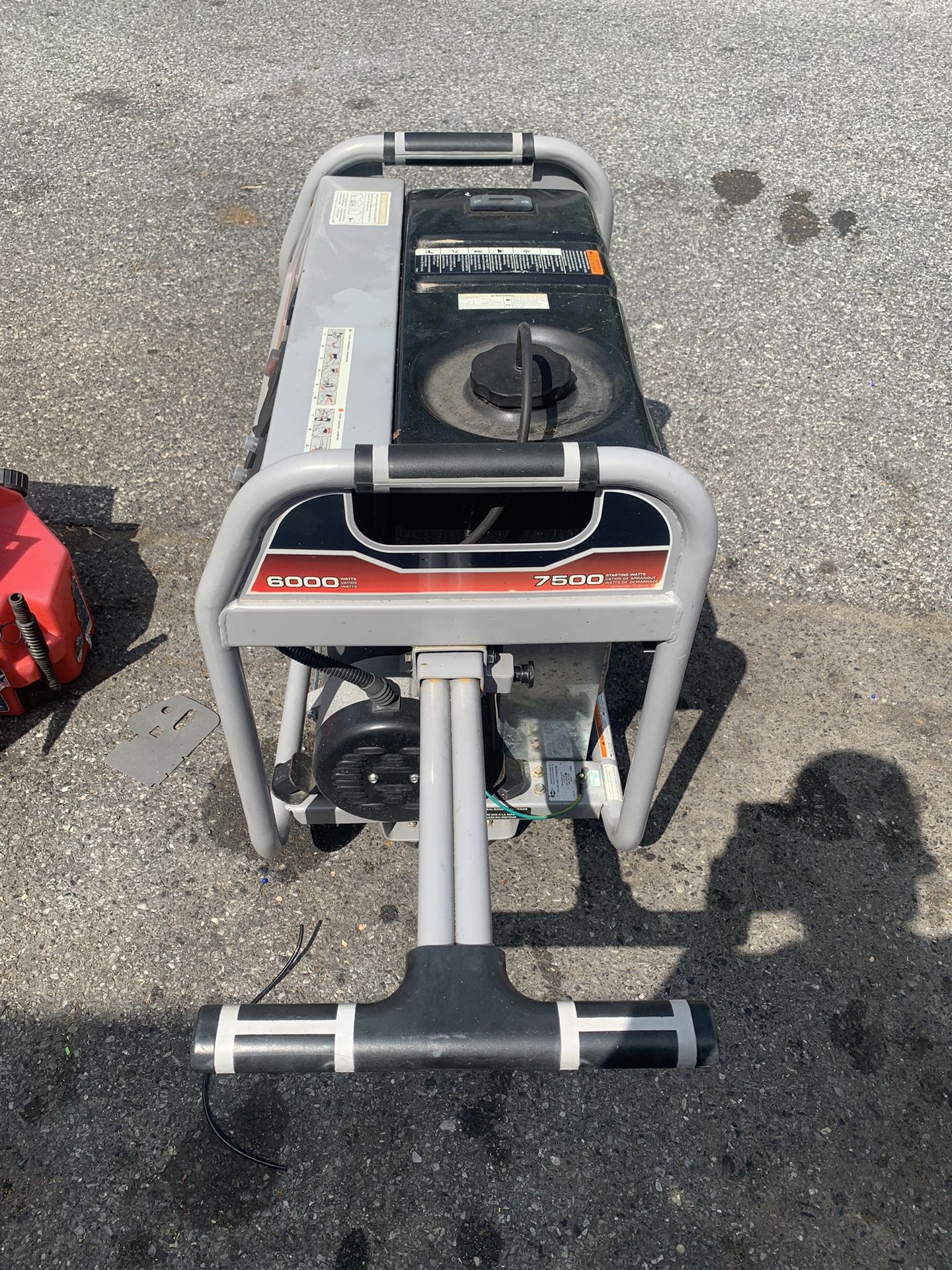 7500 Starting Watt Generator Excellent Condition