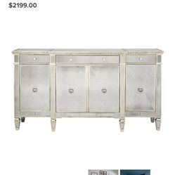 Z gallerie Borghese Mirrored Buffet 