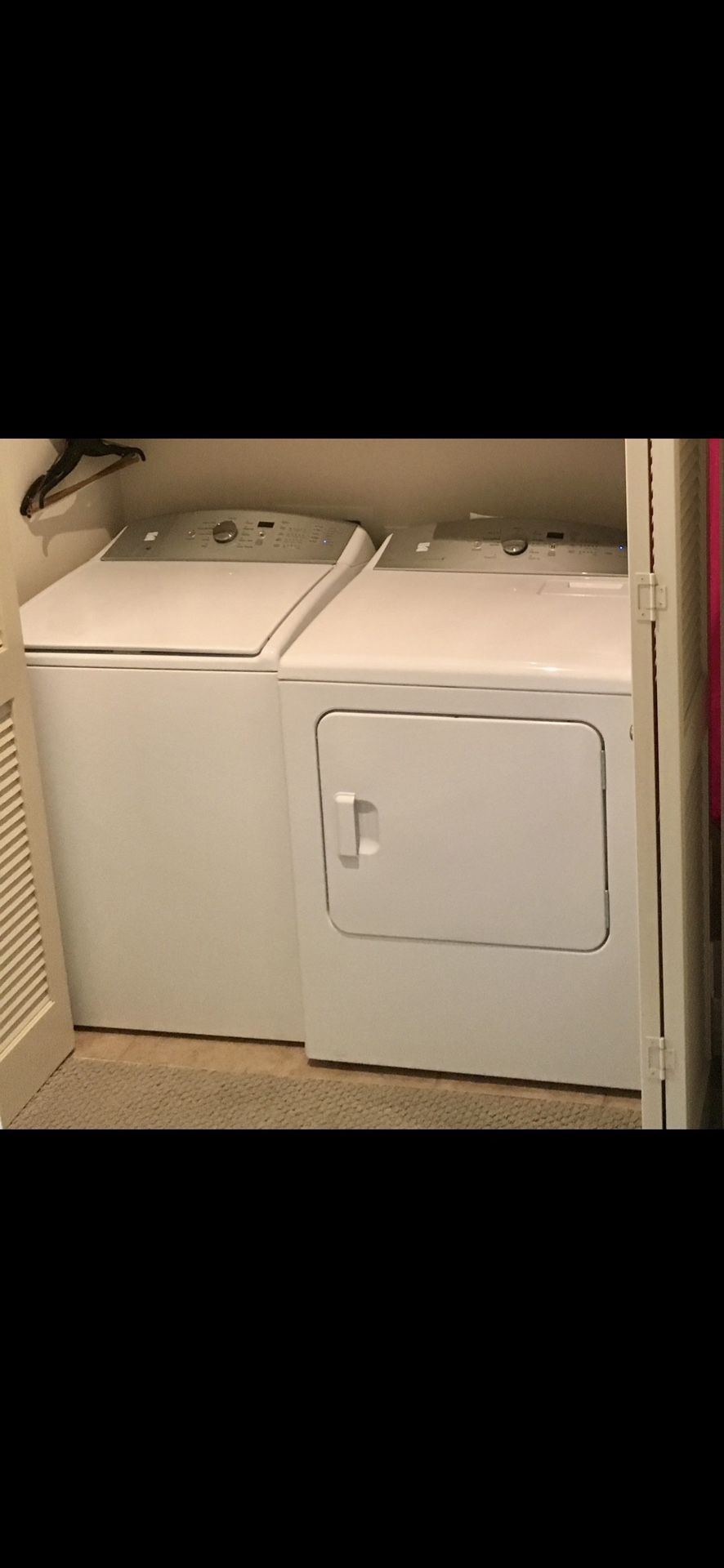 Kenmore Washer And Kenmore Gas & Electric Dryer