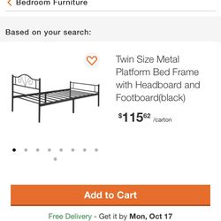 Twin Bed 