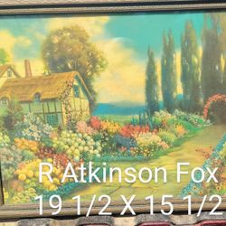 R Atkinson Fox Painting 