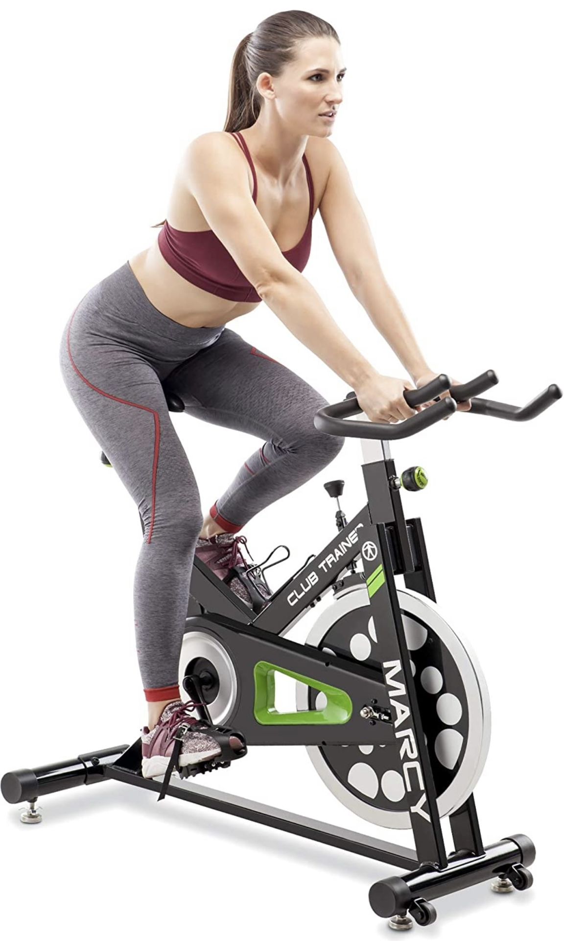 Marcy Club Revolution Bike Cycle Trainer for Cardio Exercise, Multiple Colors Available