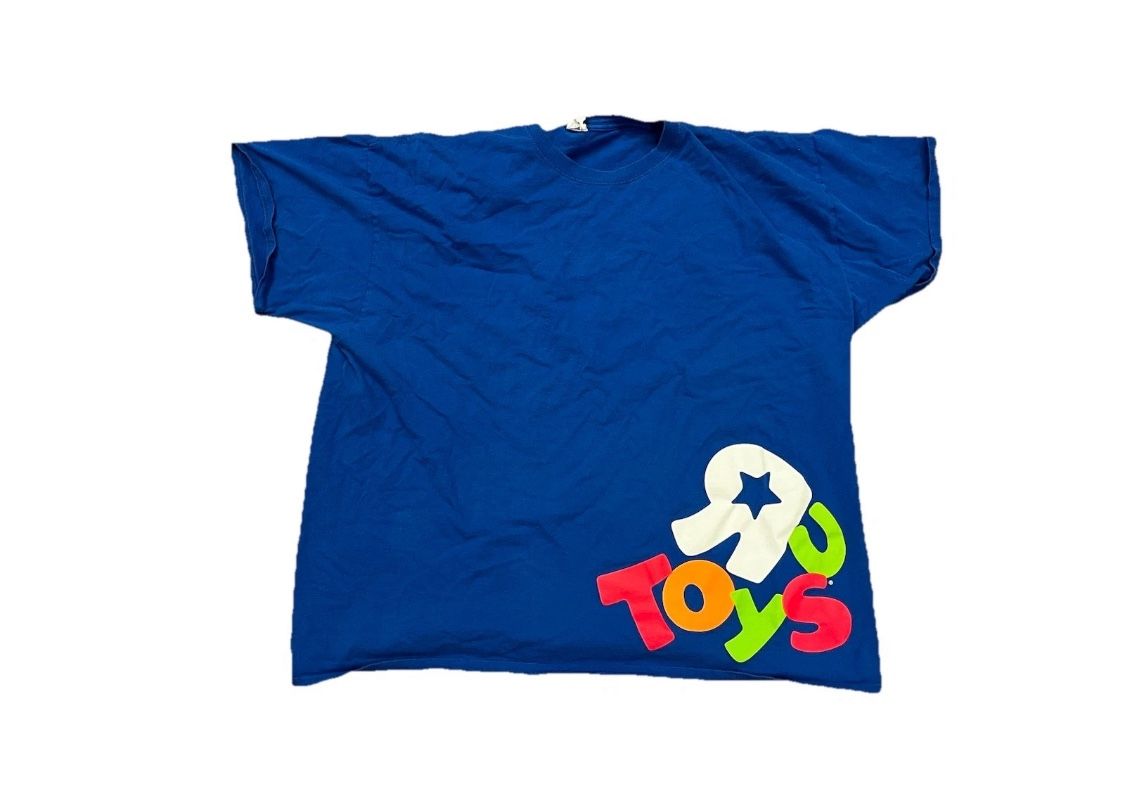Toys R Us Shirt Womens 3XL Blue Gildan Work Employee C'Mon Let's Play T-Shirt