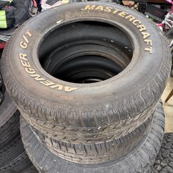 Set of 2 - 235/60/15 Mastercraft Avenger G/T Tires