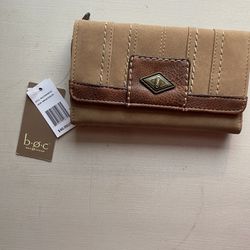 NWT BOC Woman’s Suede Wallet