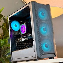 Black RTX Gaming PC Desktop Computer RGB RTX 2060 RYZEN 7