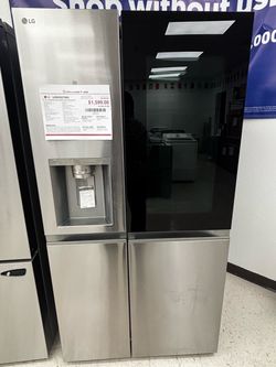 LG Side-By-Side Refrigerator • NEW • 1 year warranty included • Financing available