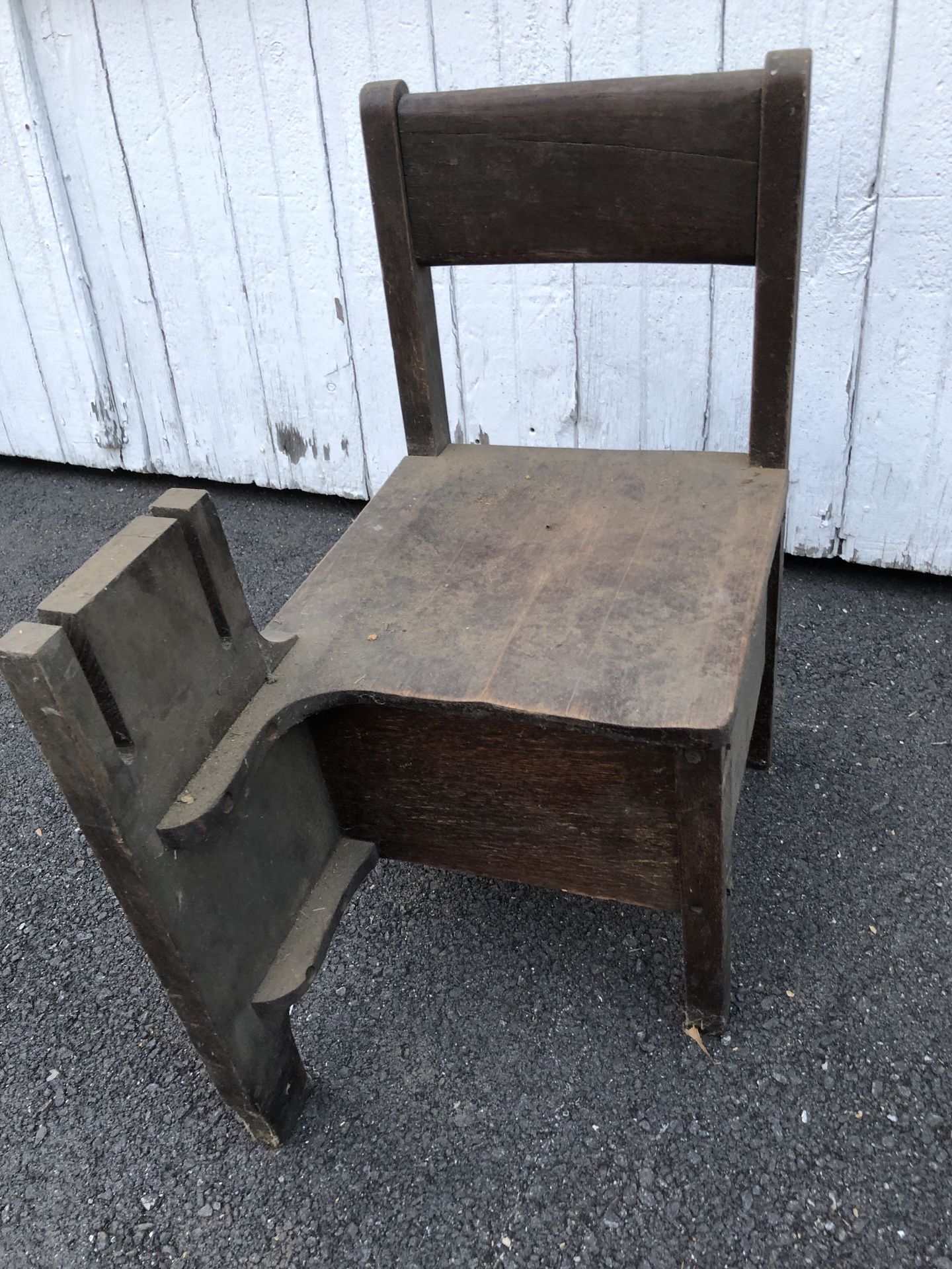 Antique School Chair / Desk