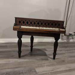 Small Antique  Toy Wooden Grand Piano
