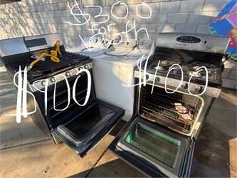 2 Stoves, Washer, Dryer, all working