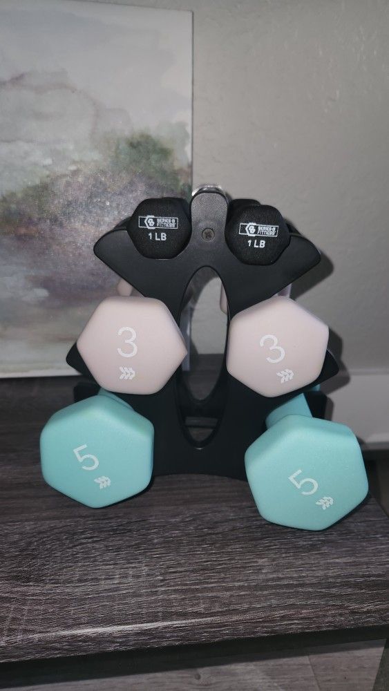 Dumbbell Set with Stand