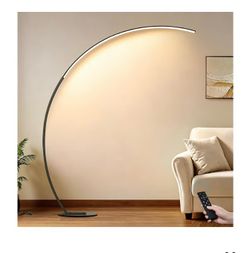 Dimmable LED Lamps for Living Room with 3 Color Temperatures, Ultra Bright 2000LM Arc Floor Lamps, Modern Standing Tall Lamp with Remote Control Readi
