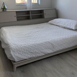 West Elm X Pottery Barn Queen Bed frame 