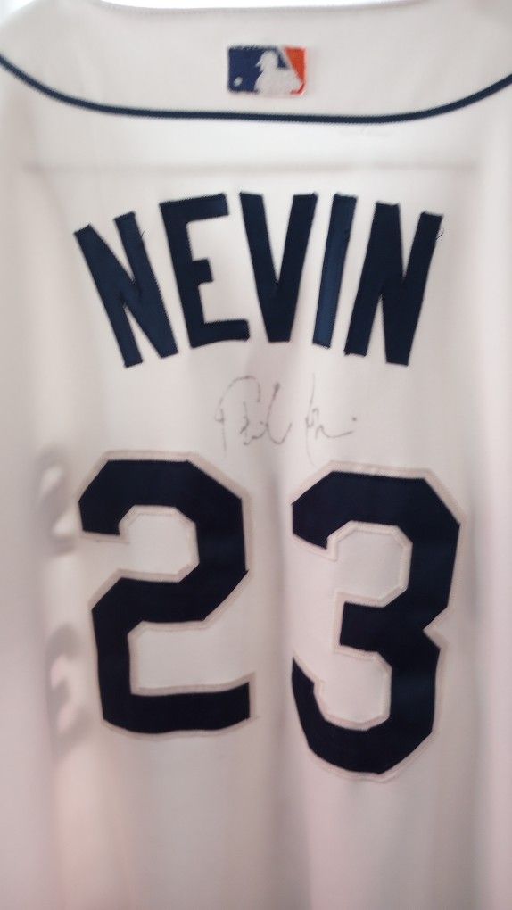 Phil Navin Signed Padres Jersey