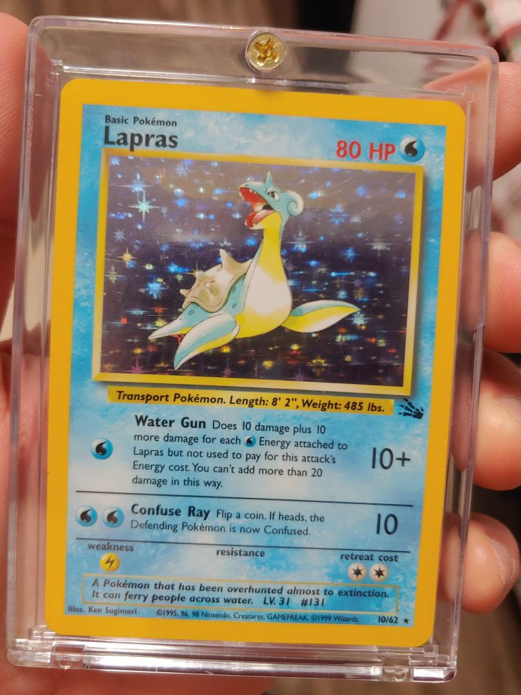 Pokemon Card Lapras Holo