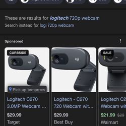 Logitech 720p Webcam