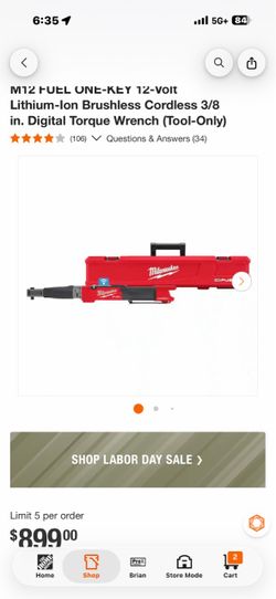 Milwaukee M-12 Digital Torque Wrench