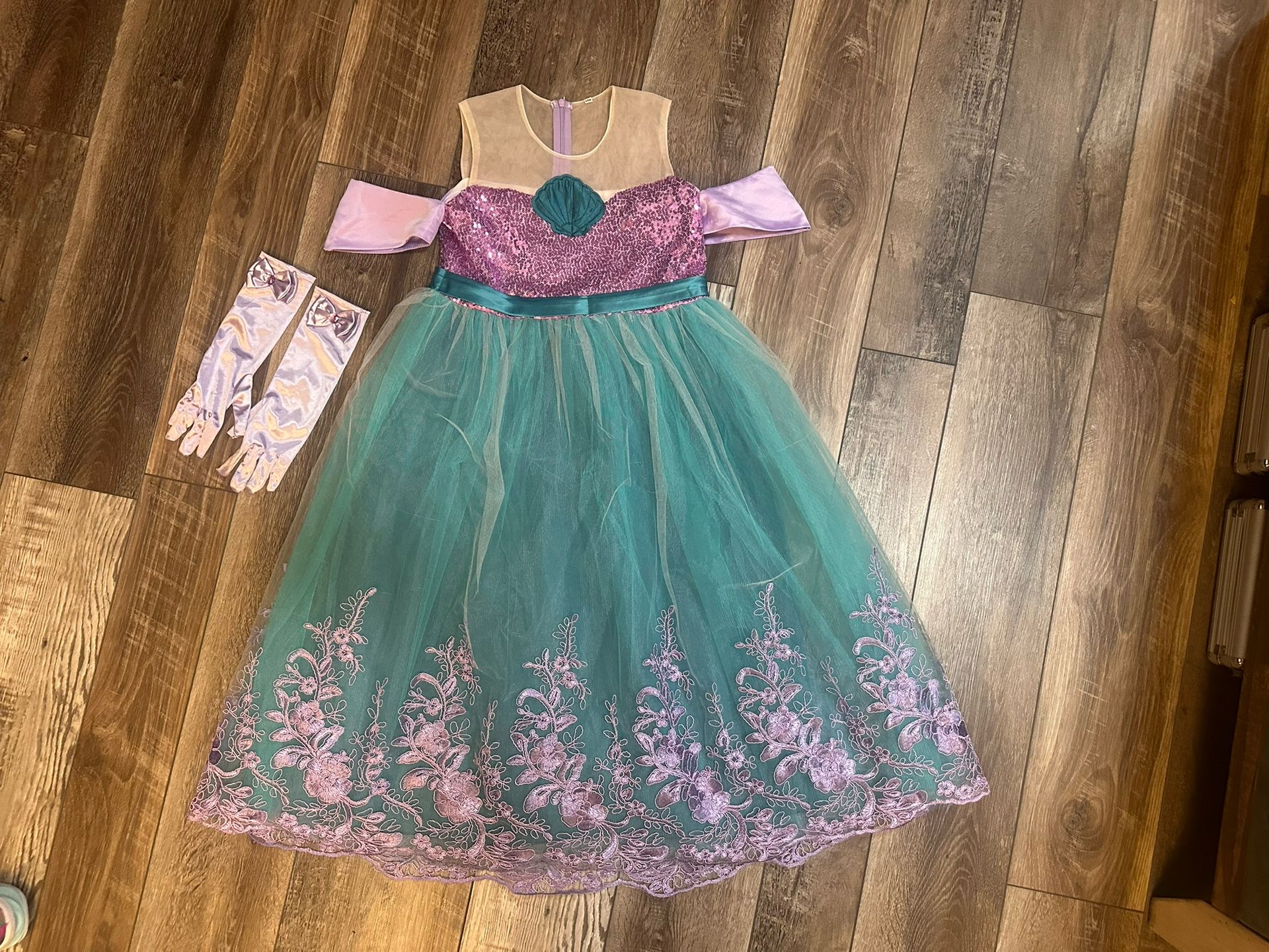 Little Mermaid Costume - Girls Size 12