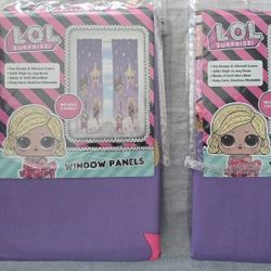 L.O.L Curtains 2 Panels Each
