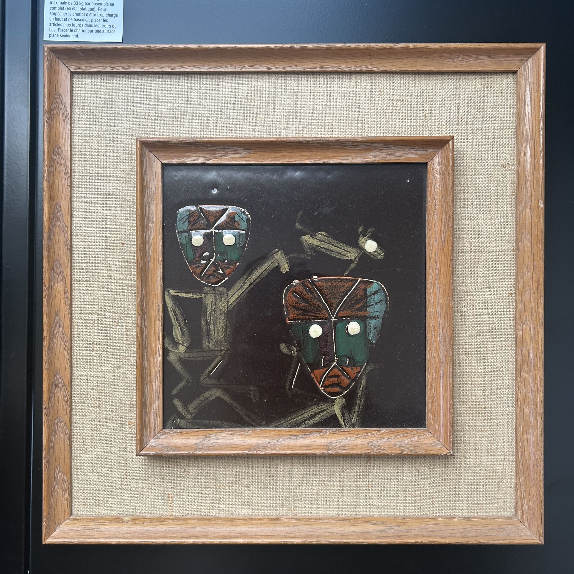 2 Vintage Harris G Strong Ceramic Tiles