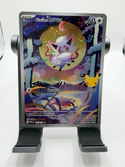 Hisuian Zorua 145/128 Holo IR Illustration Rare ME: 30th Celebration Pokemon NM
