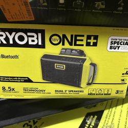 RYOBI 18v Speaker With Battery And Charger 