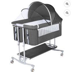 Baby bassinet Side Sleeper Dark Gray 