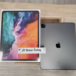 Apple Ipad Pro 12.9 Inch 4th Gen Tablet Cellular 1TB - 5 Dollars Down No Credit Needed!