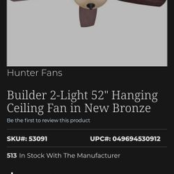 Ceiling Fan Hunter