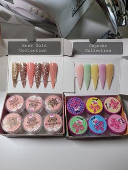 Fantasy Nails Rose Gold & Cupcake Collection Sets